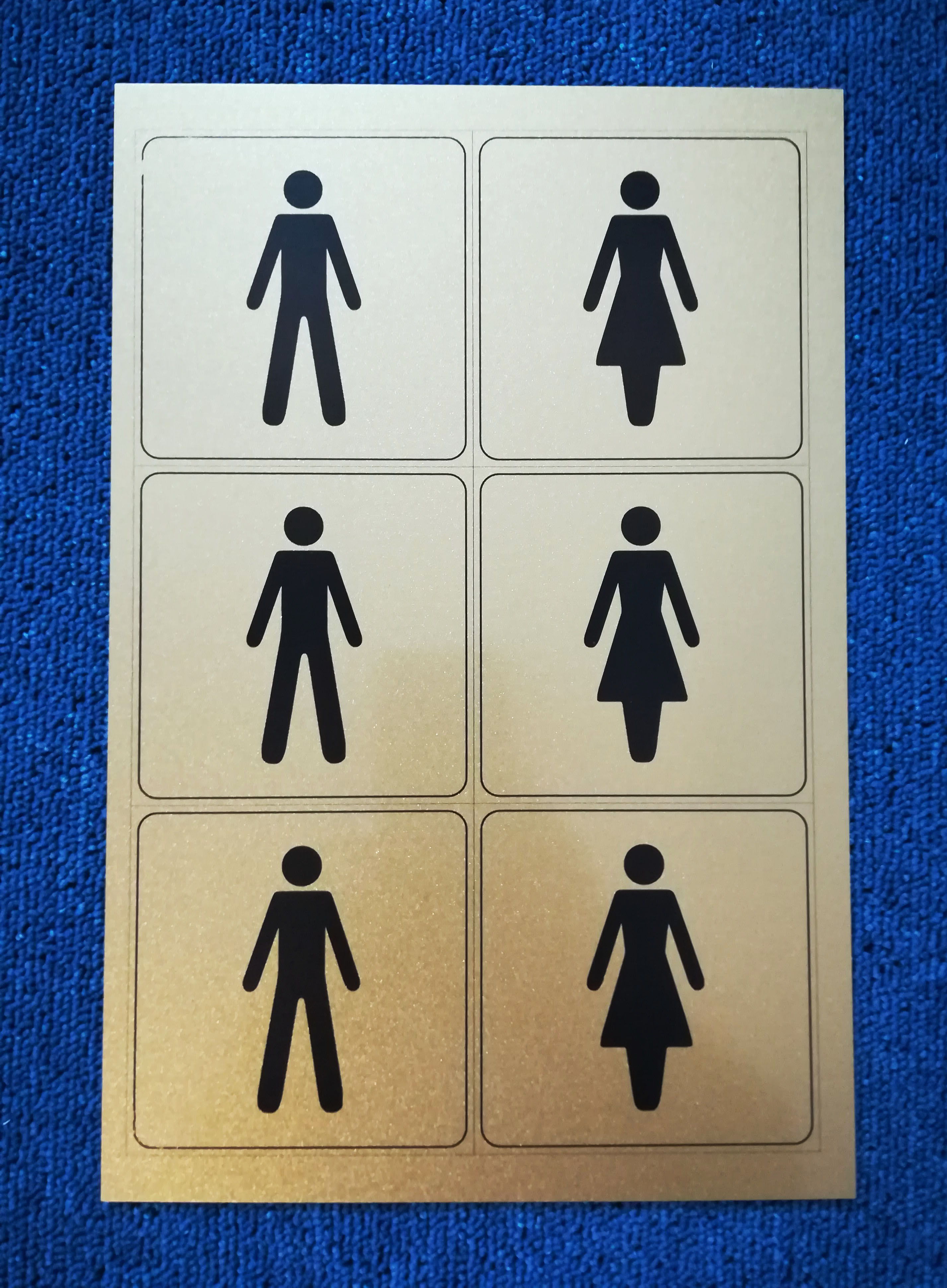 Aluminium printed sign plate czechia