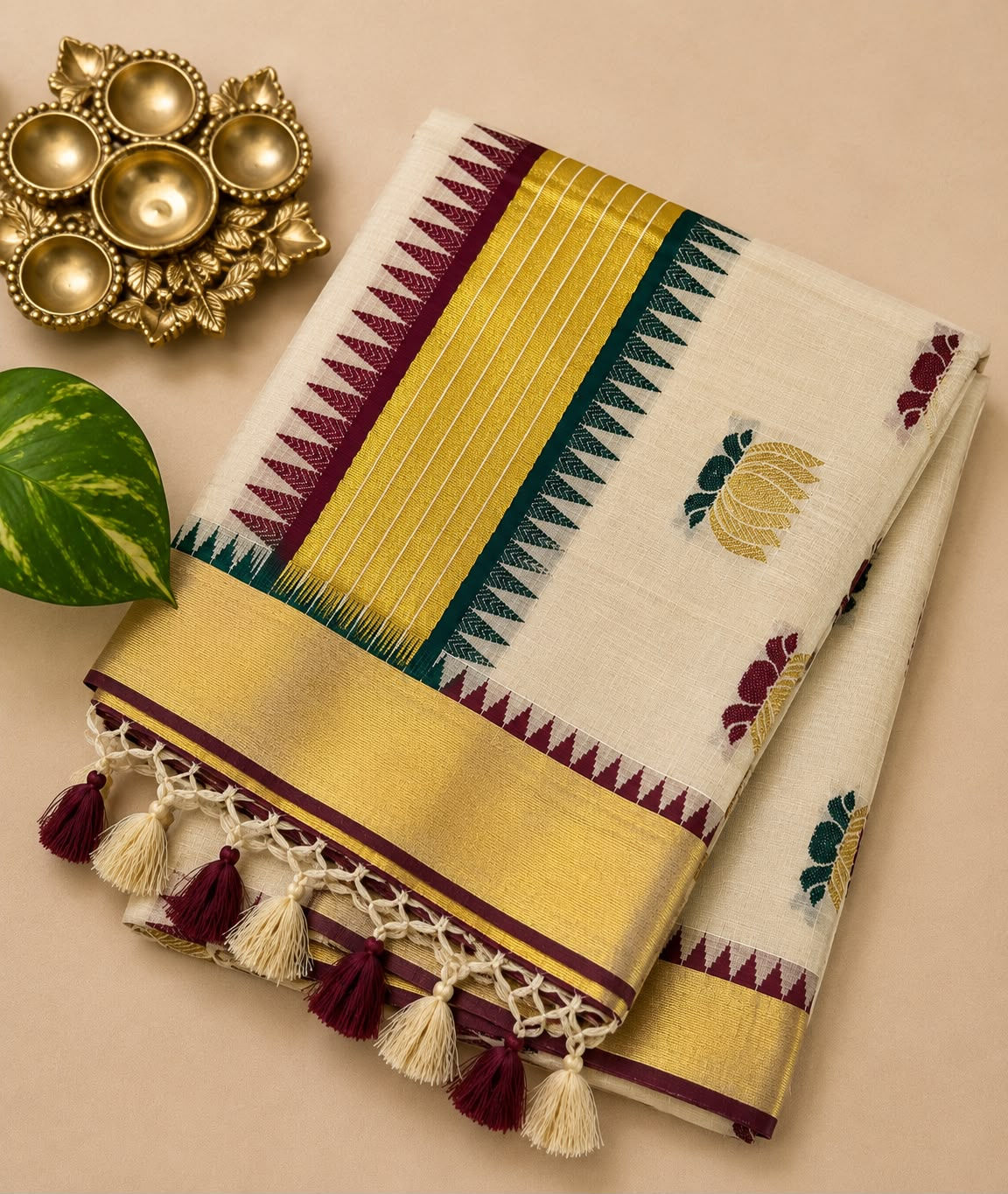 Kerala Kasavu Saree
