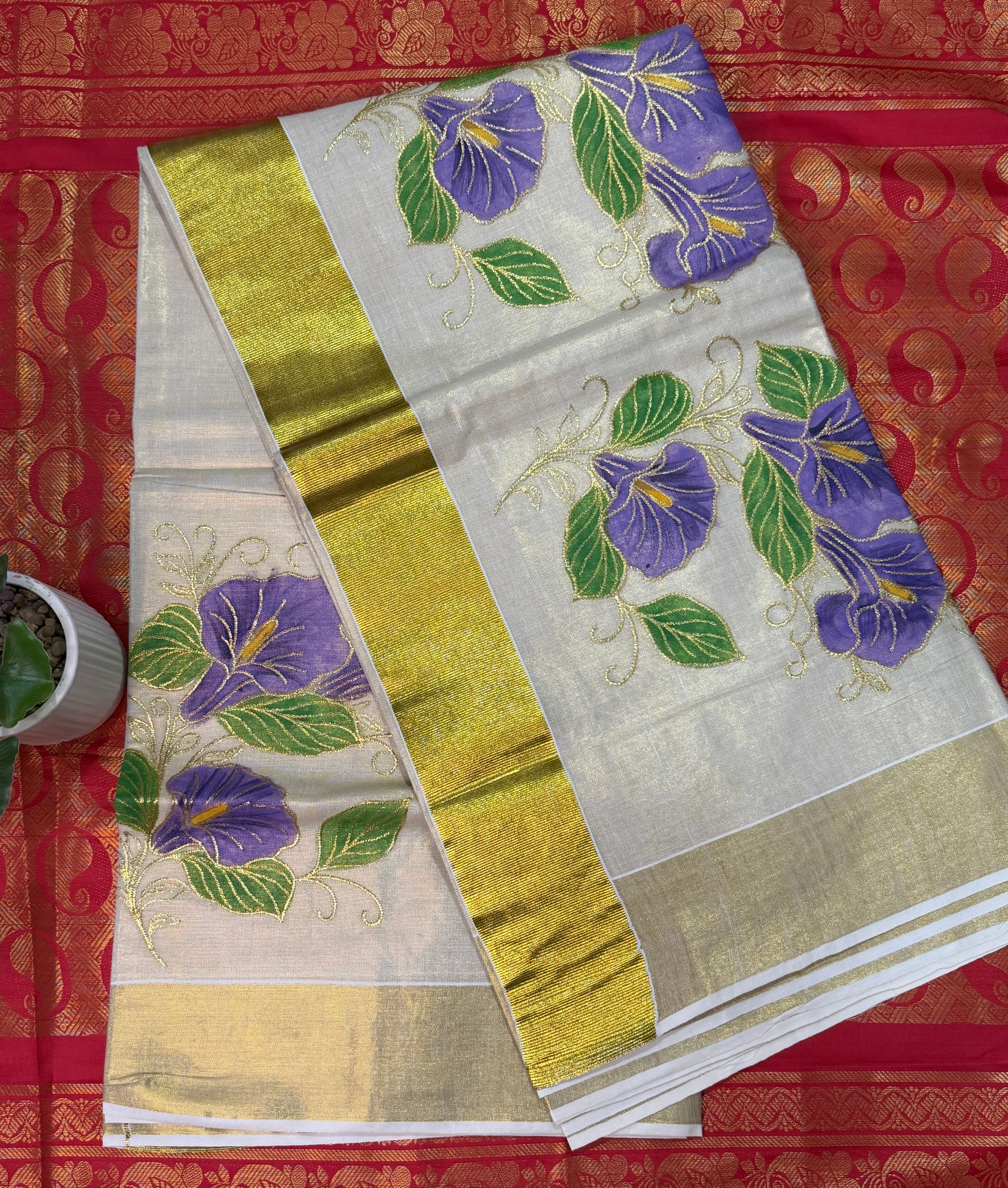 Devika - Printed Digital tissue saree