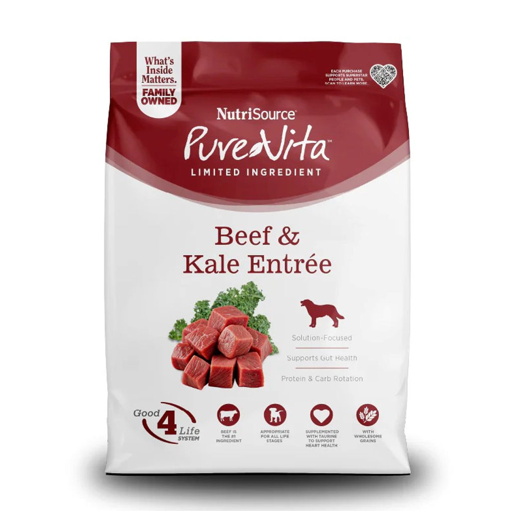 Nutrisource Pure Vita Carne de Res y Col Rizada