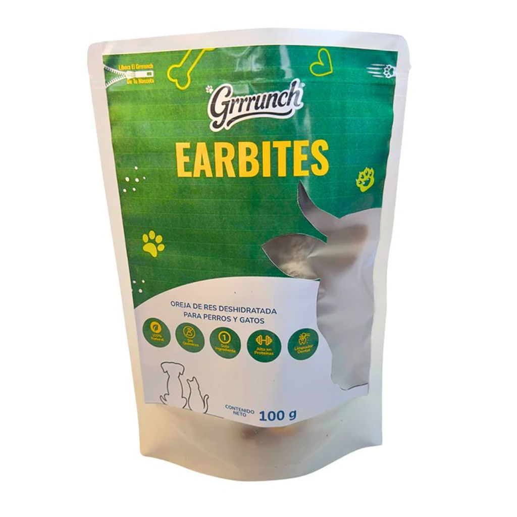 Snack Deshidratado Earbites Grrrunch - 100gr