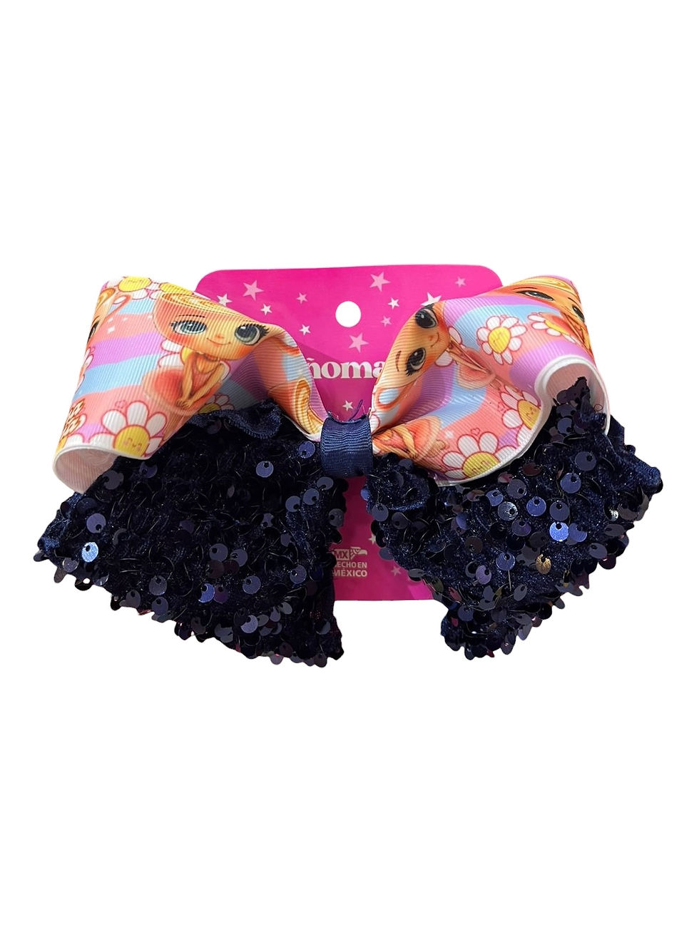 Miniatura: Moño Boutique Lentejuela Estampado