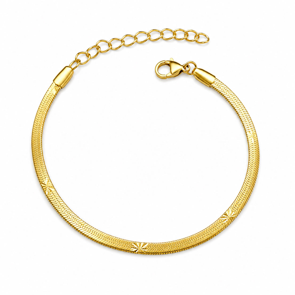Pulsera Acero Dorada 