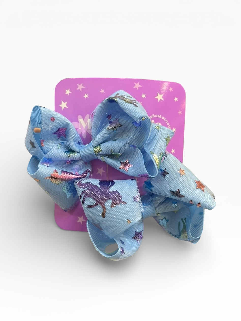 Miniatura: Moño Par Estampado Unicornio 