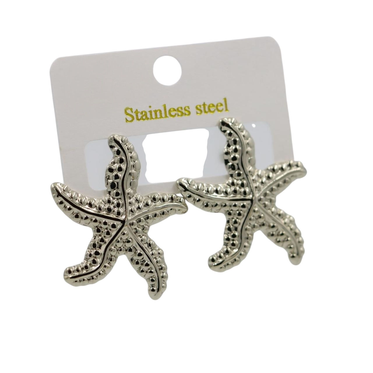 Aretes Acero Estrella De Mar