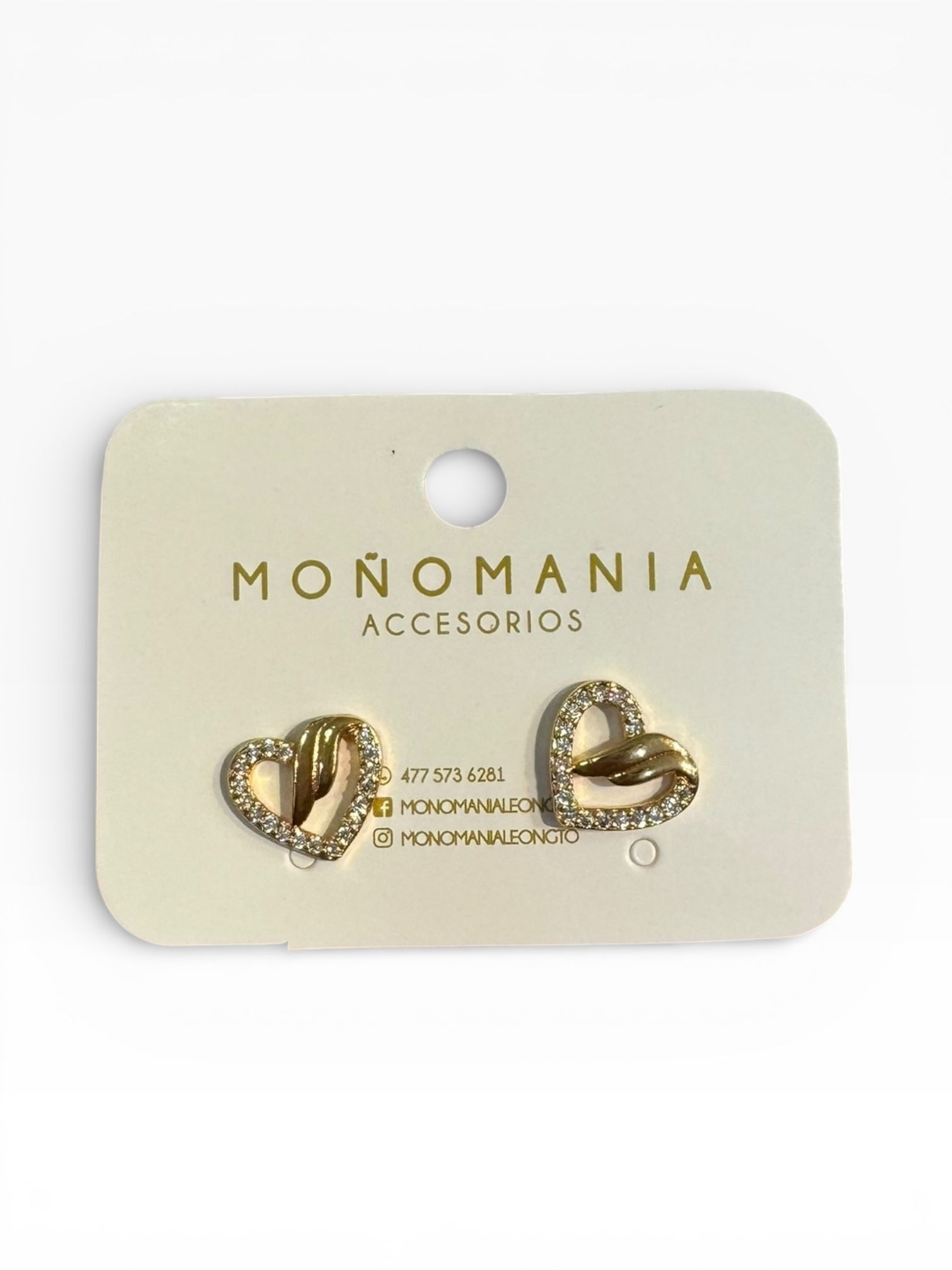 Aretes Chapa Corazon