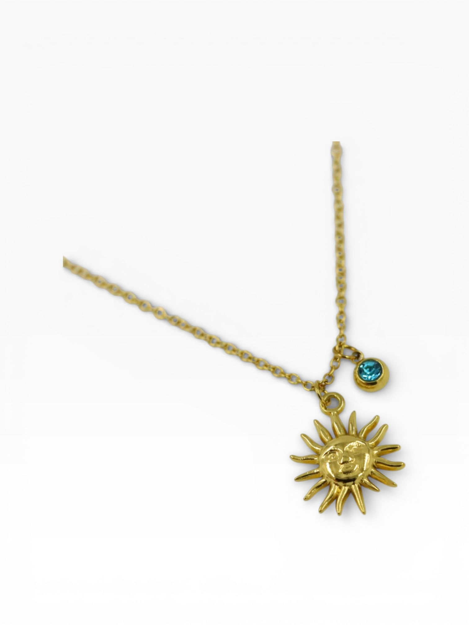 Collar Acero Sol