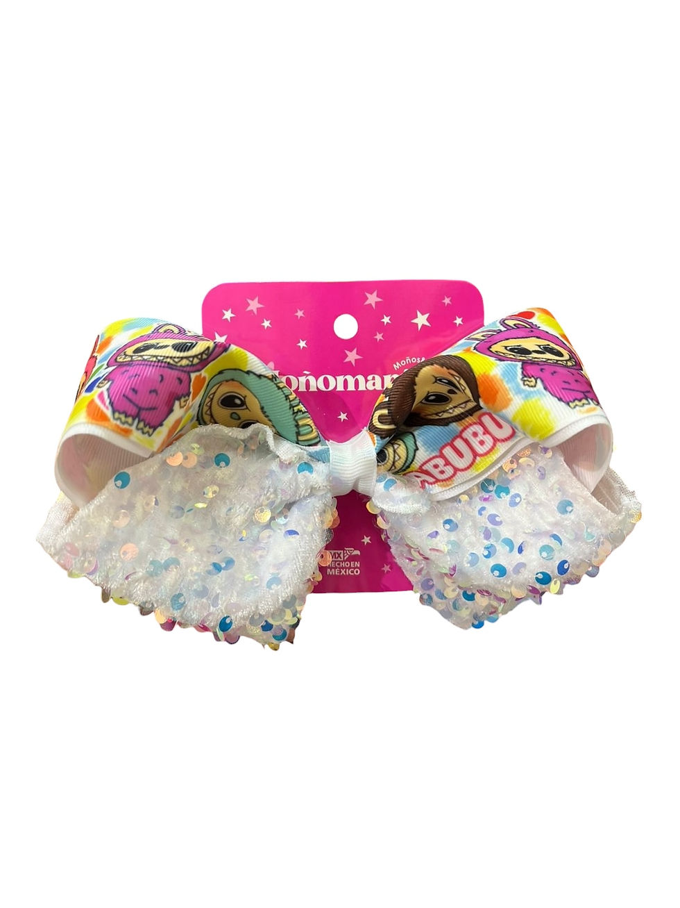 Miniatura: Moño Boutique Lentejuela Estampado