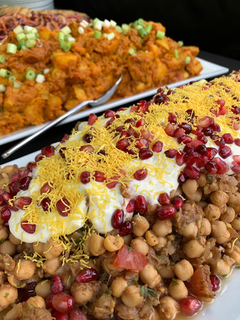 The Indian Dish Chaat Salad, Indian BBQ