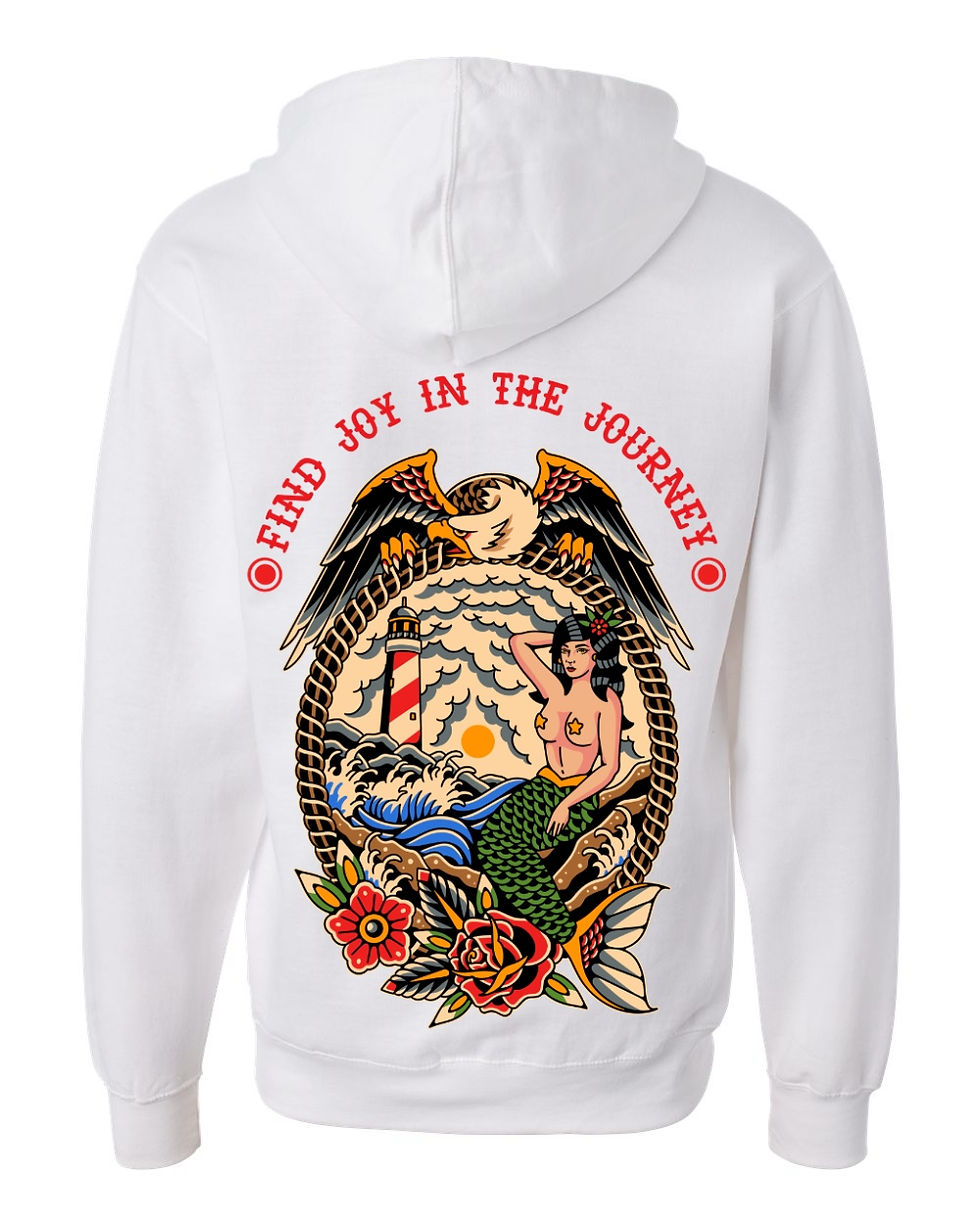 Thumbnail: Independant Trading Co. Mermaid Hooded Sweatshirt