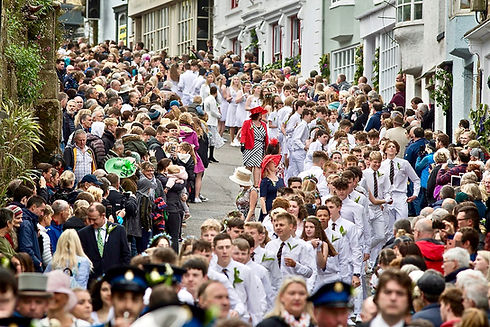 Childrens' Dance on Flora Day 2019 in Church Street Helston.jpeg