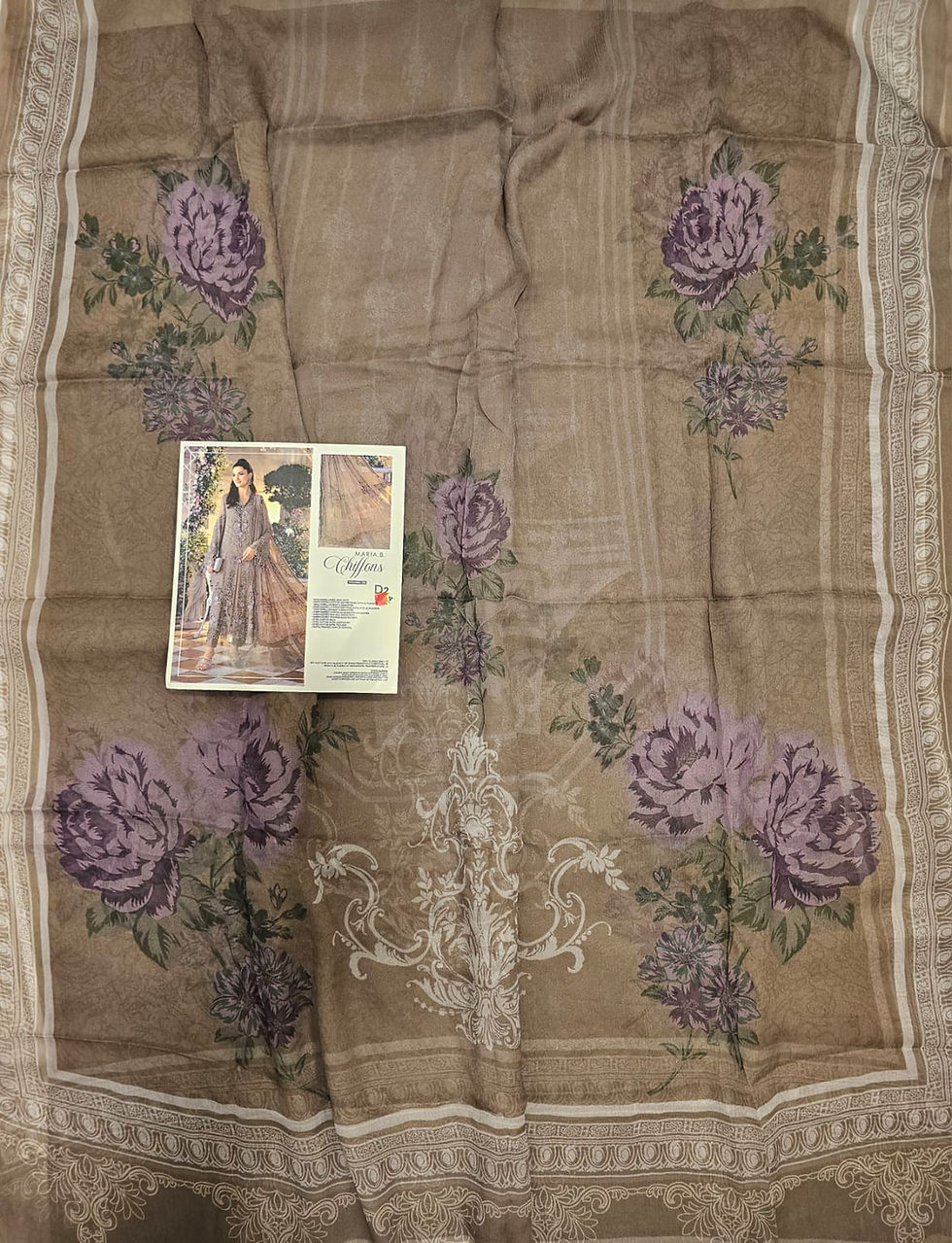 Thumbnail: Mariab Luxury Chiffon 2026 Hit Code D2