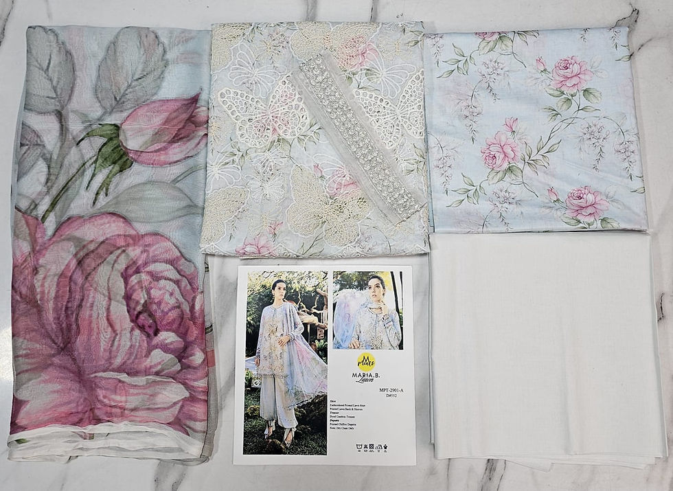 Thumbnail: Mariab Mprints Lawn 2026 hit Code 1A Grey