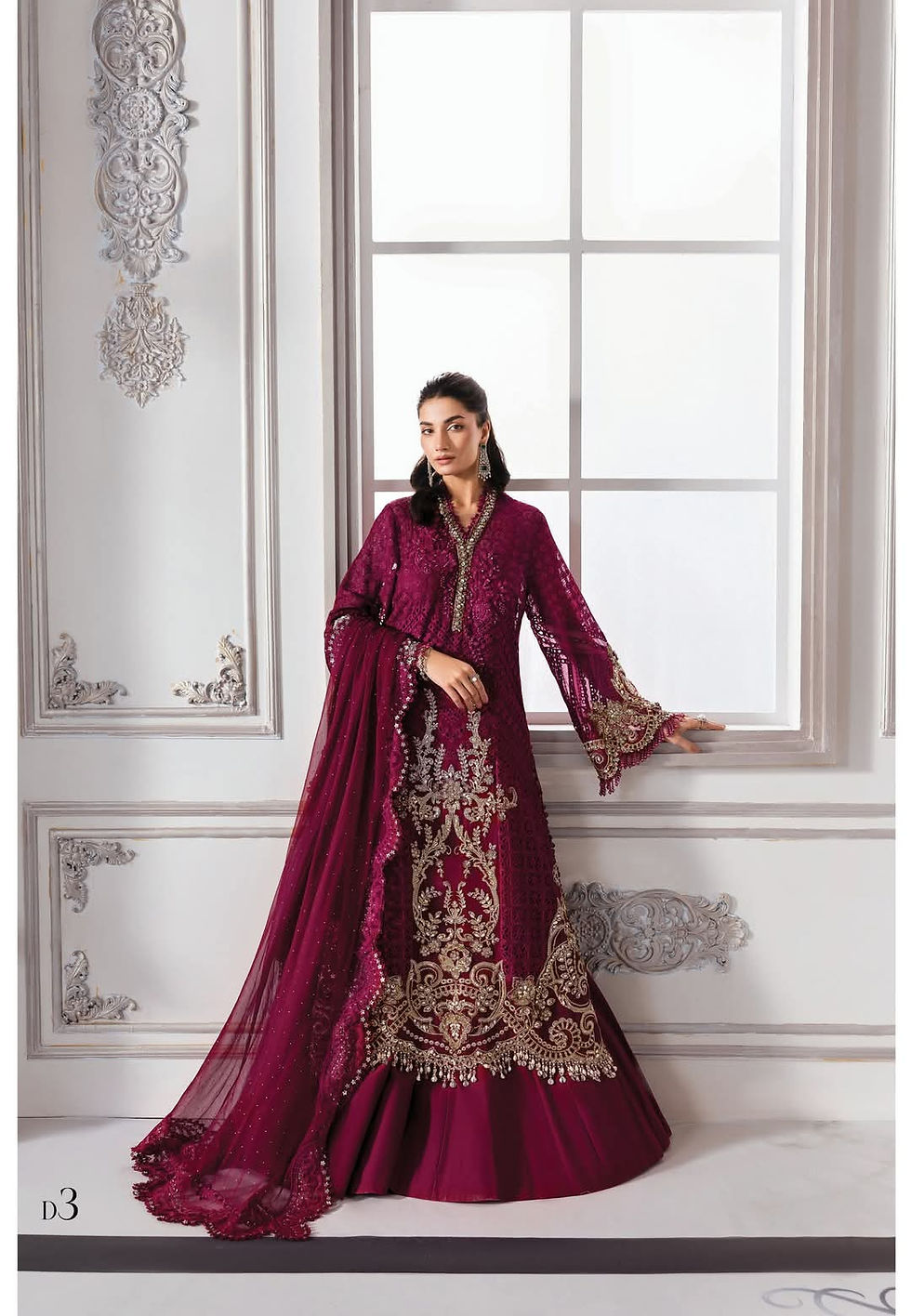 Thumbnail: Mariab Luxury Chiffon Collection 2025 Hit Code D3