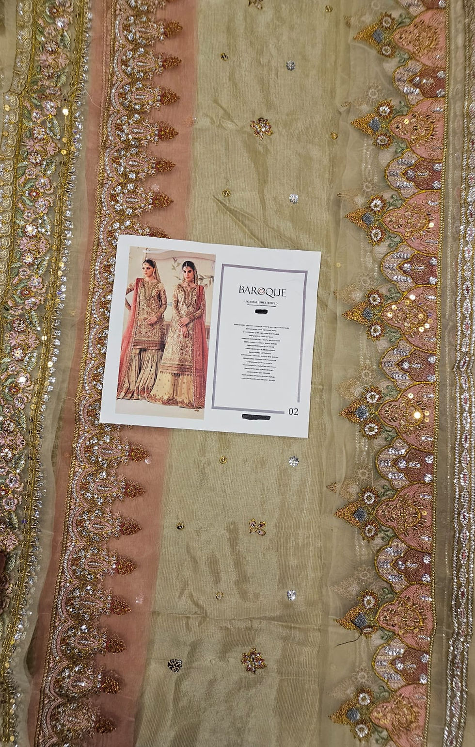Thumbnail: Baroque Chantelle Wedding Party Wear