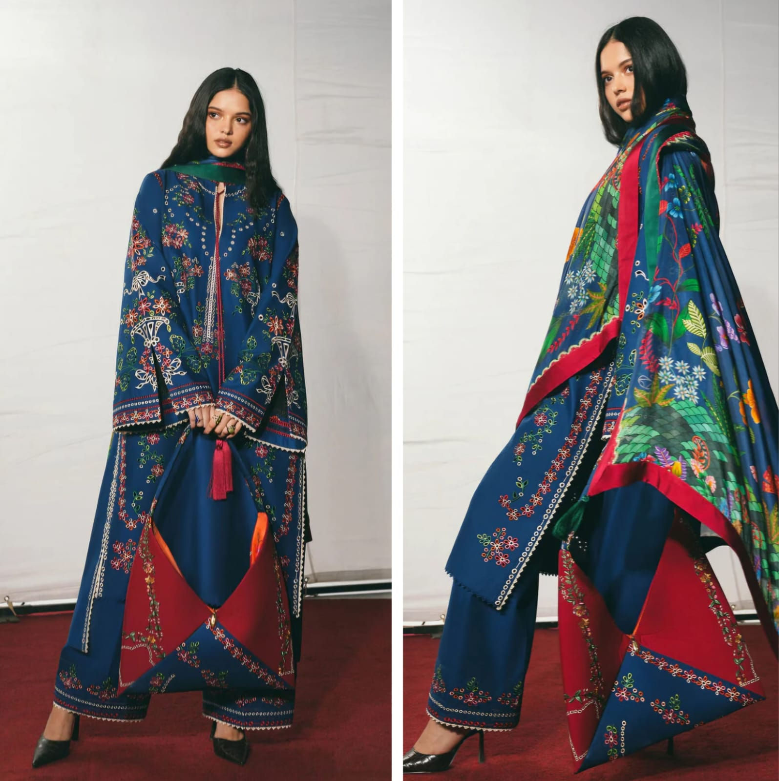 Jugnu by Hussain Rehar 2026 Hit Code Blue Silk Dupata