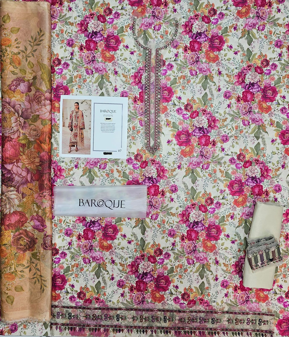Thumbnail: Baroque Embroidered Prints Lawn 2026 hit code