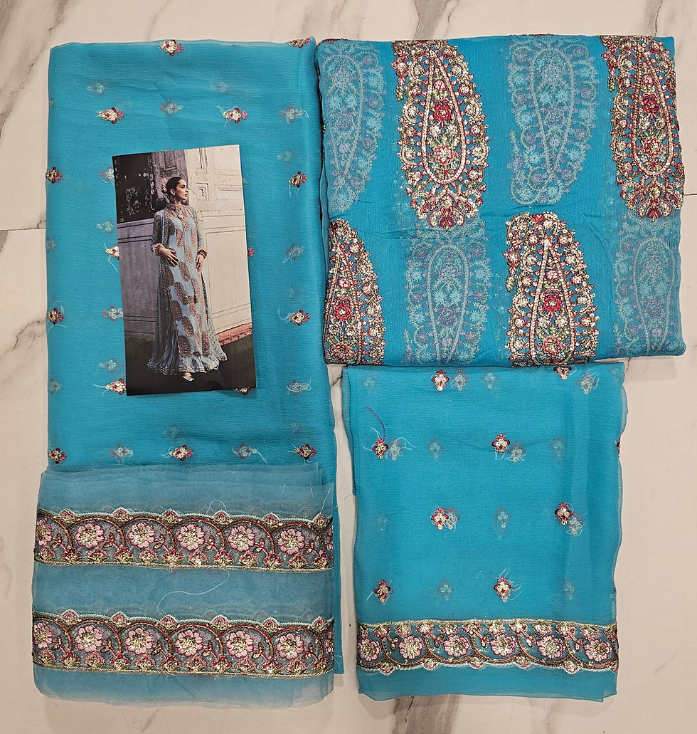 Thumbnail: Hussain Rehar Party Wear Chiffon Collection 2025 