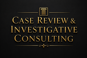 Case Review & Investigative Consultation
