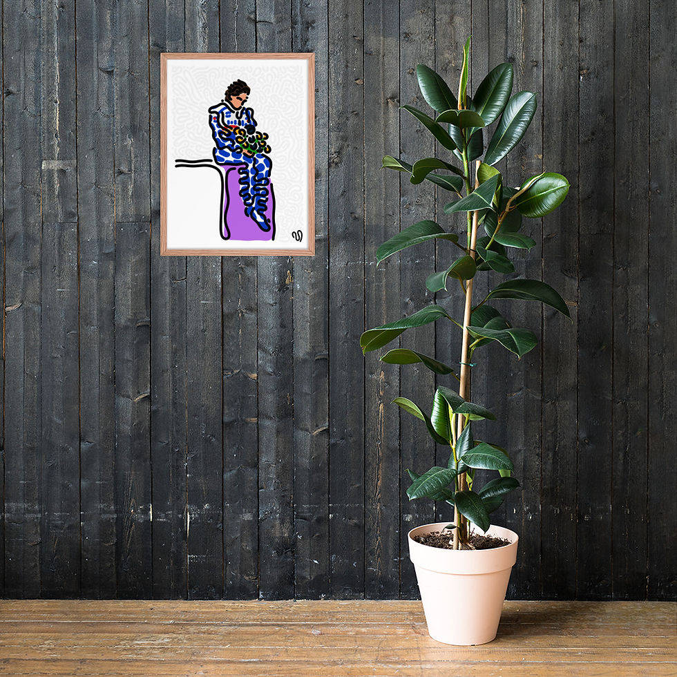 Thumbnail: MAY FLOWERS PT. 2 18" X 24" FRAMED