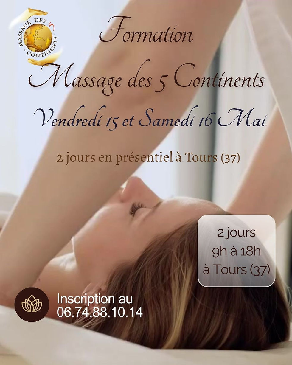 Tu sens cet appel à aider, à apaiser ? Réserve dès maintenant ta formation massage des 5 Continents