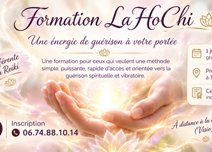 Formation LaHoChi à Tours (37) - 2 dates possibles en Octobre 2026 - Inscriptions Ouvertes