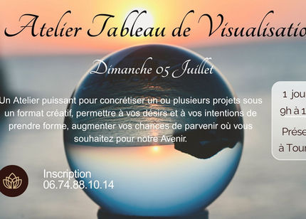 Rejoignez-moi le 05 juillet à Tours pour un Atelier Tableau de Visualisation