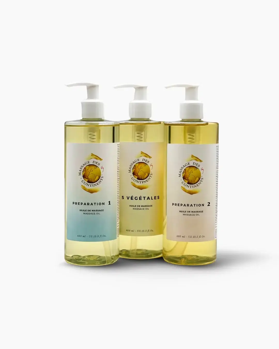 Kit M5C – Huiles 1, 2 & 5 Végétales • 400 ml