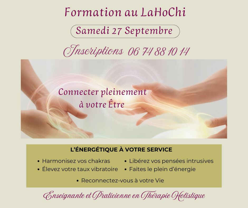 Formation LaHoChi Samedi 27 Septembre 2025 à Tours (37)