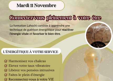 Formation LaHoChi le Mardi 11 Novembre à Ballan Miré