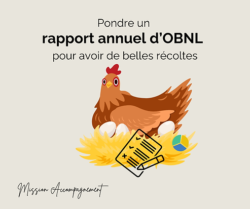 rapport annuel