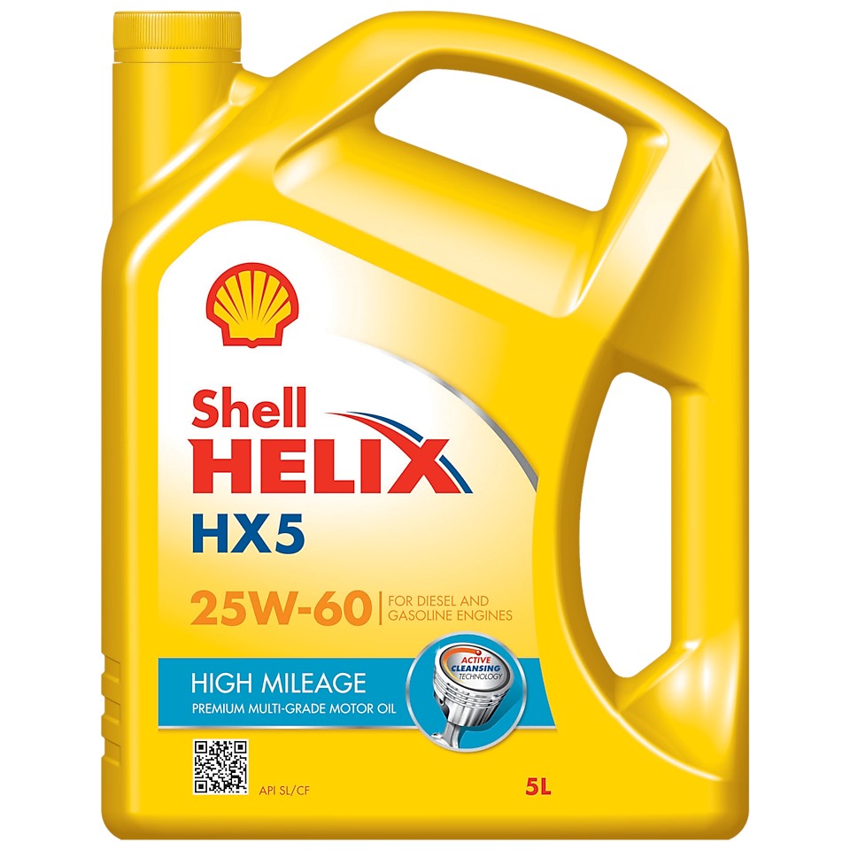 Aceite Shell Helix Hx5 High Mileage 25w60