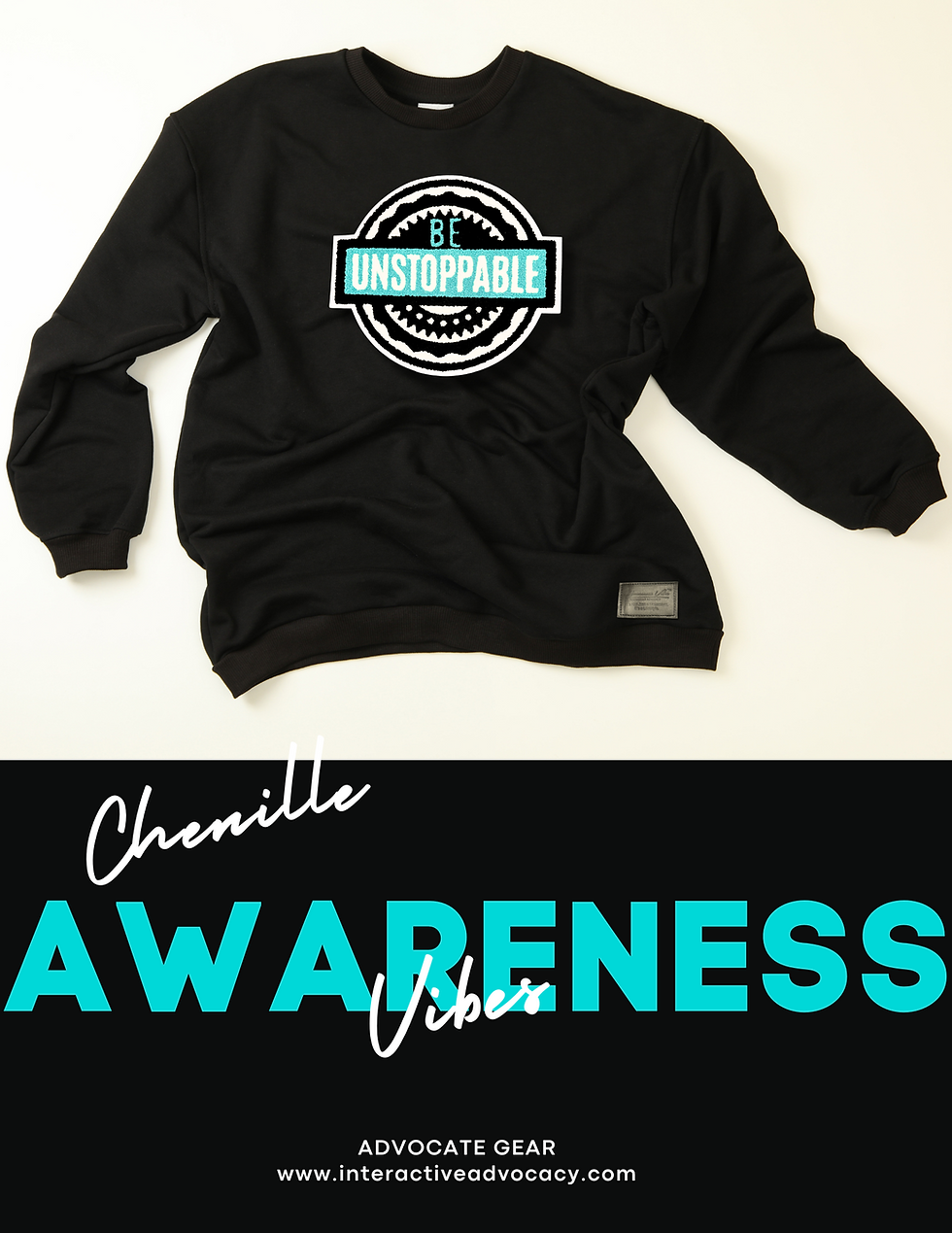 Thumbnail: Awareness Vibes Chenille Sweatshirts | Interactive Advocacy
