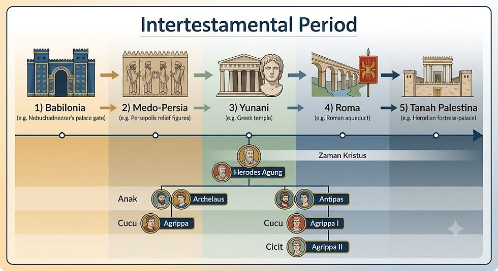 Mp3 Keselamatan #13: Intertestamental Period - Persiapan Sejarah Perjanjian Baru
