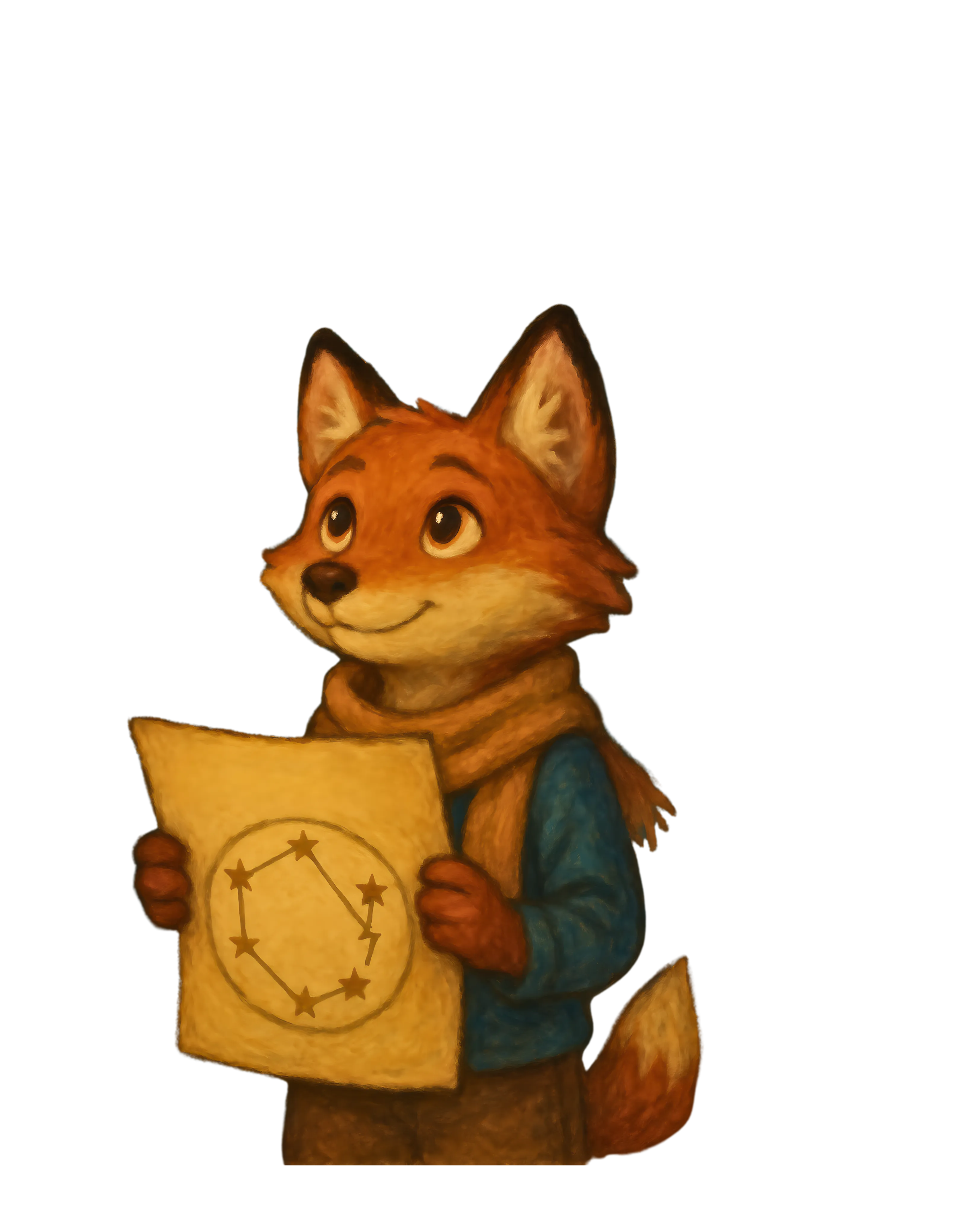 Ember the fox mascot for middle school ages 10-13 life skills curriculum