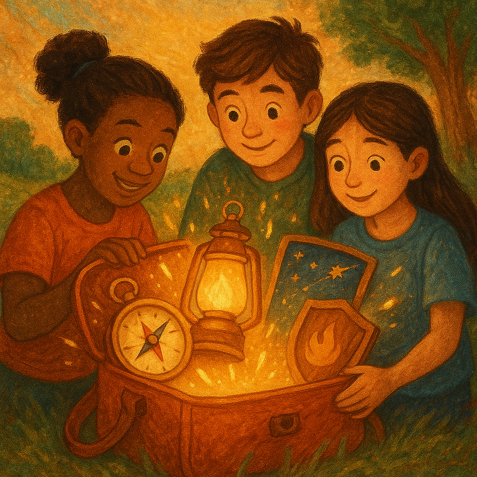 Students building real-world life skills with RootedSparks curriculum