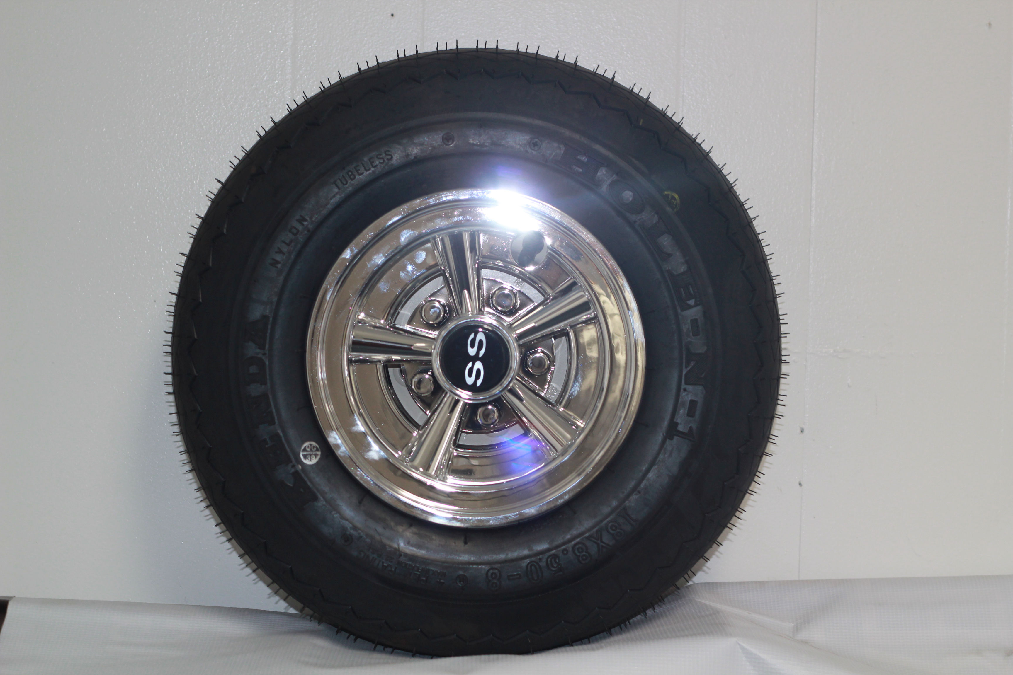 Golf Cart SS Wheel Cover