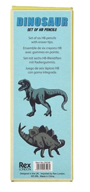 Thumbnail: 29338 HB pencils (pack of 6) - Prehistoric Land