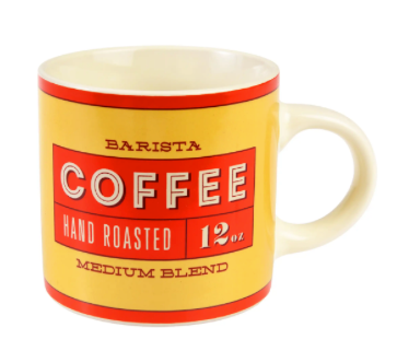 29895 Vintage-Kaffeebecher Barista Coffee