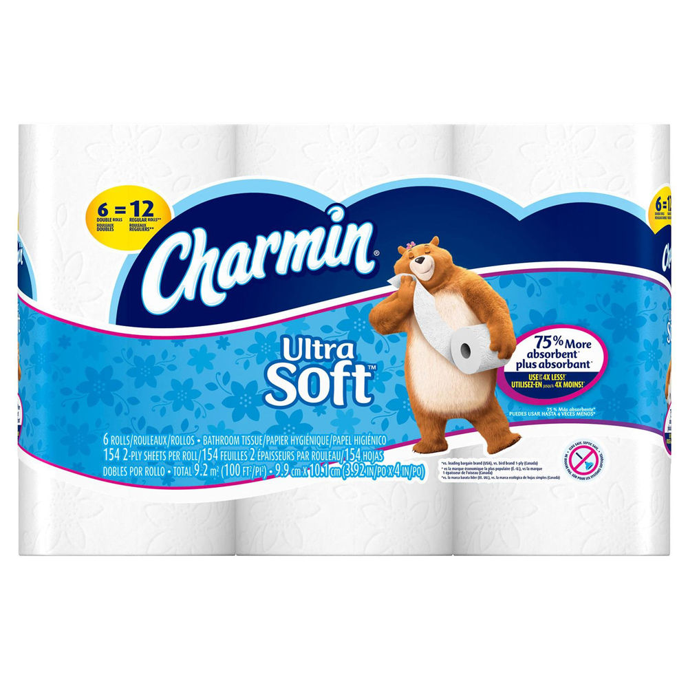 Charmin Ultra Soft 6 Double Rolls