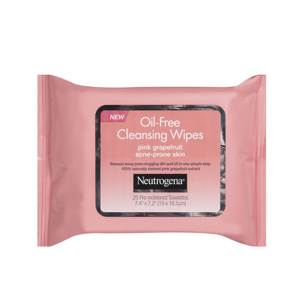 Neutrogena Oil-Free Cleansing Wipes 25 Towelettes