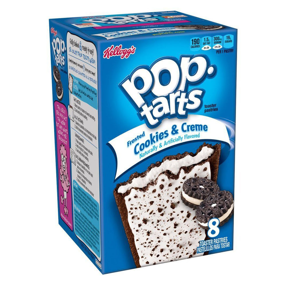 Kellogg’s Pop Tarts Frosted Cookies & Cream 8 Toaster Pastries