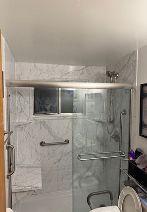 Tub to shower conversion