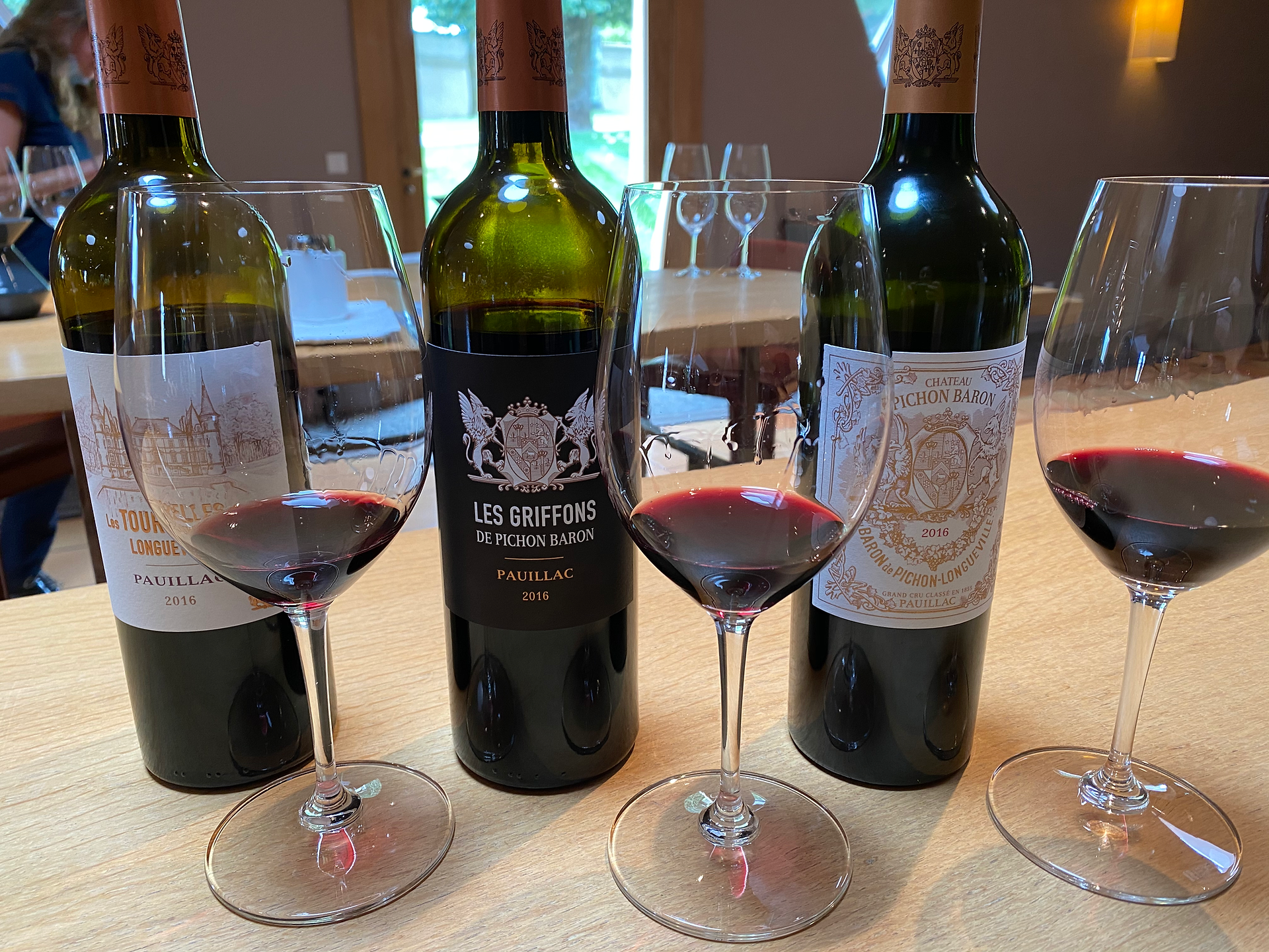 Wine tasting at Pichon Baron