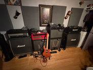 Step inside TWOFEW’s Phoenix recording and rehearsal studio for a look at our guitarist’s wall of sound, where chasing amazing guitar tone gets serious.