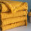 Küçük resim: Cosy %100 Pamuk Müslin Örtü 95x145_Hardal