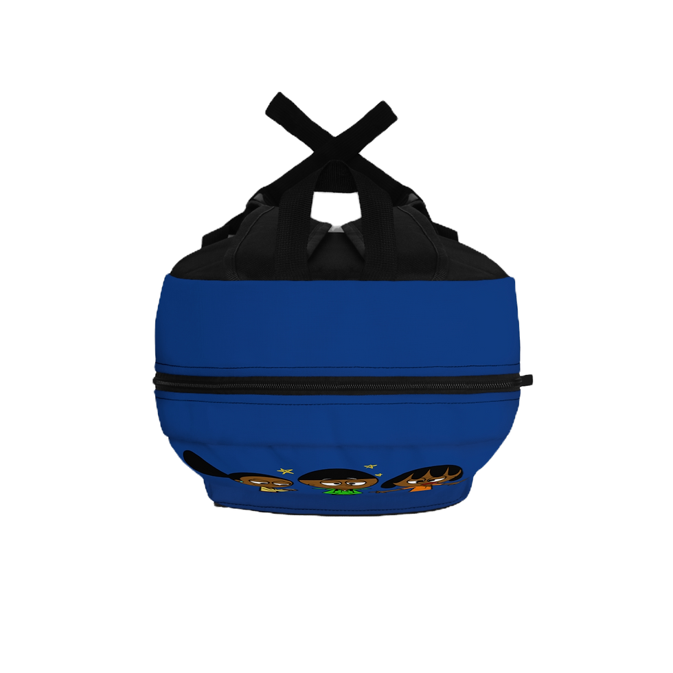 Thumbnail: "Chad Against the World" Blue Backpack