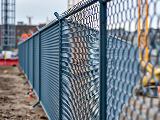 temporary chainlink fence panels at a construction site..jpg