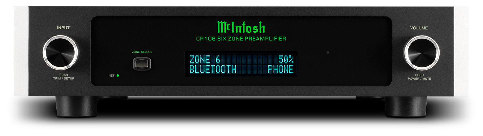 Mcintosh CR106 | 2-Channel 6-Zone Preamplifier / Audio Matrix