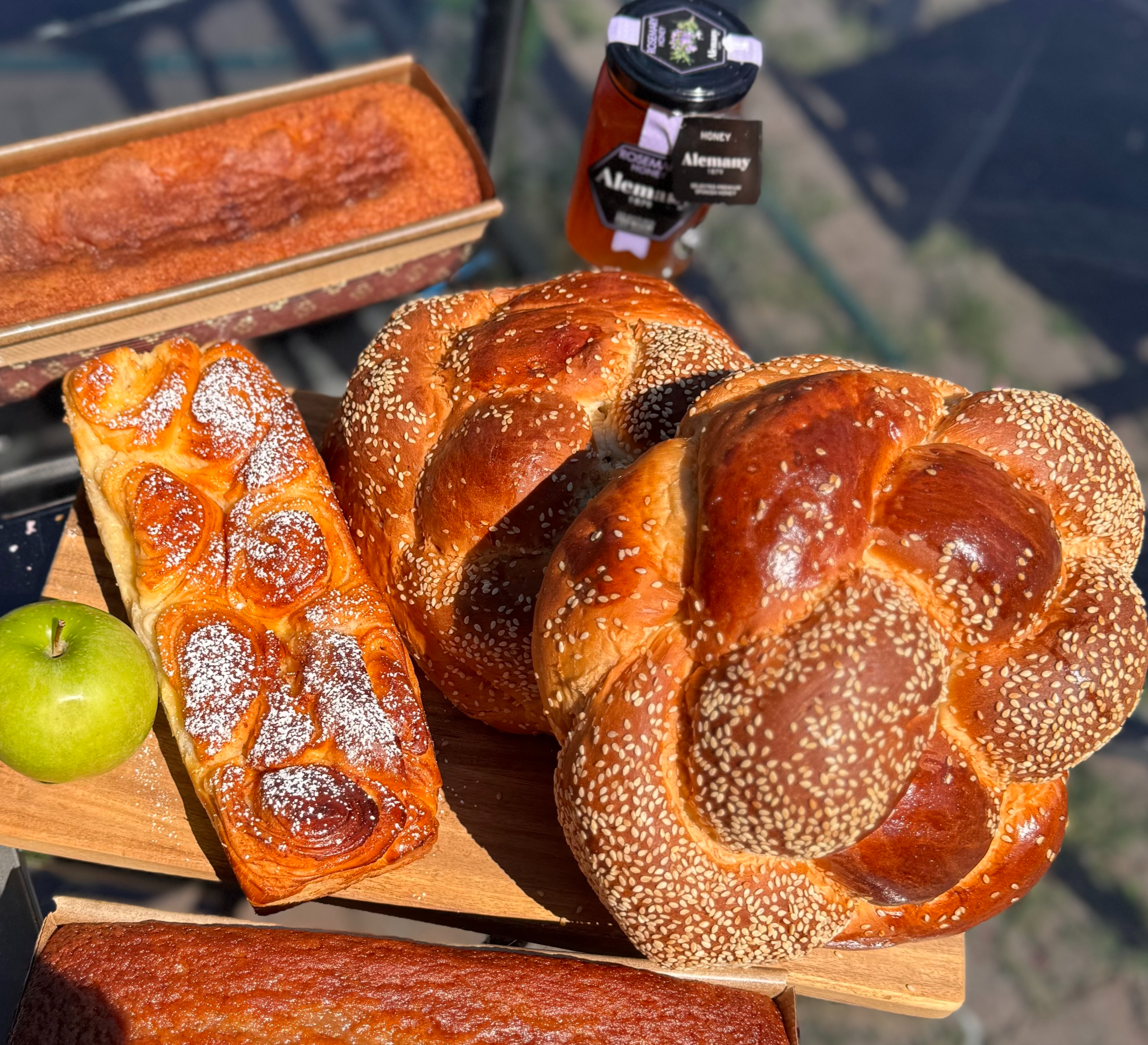 Arranged Food and Objects